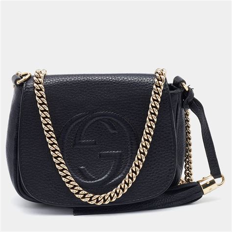 gucci chain bag black|gucci clutch bag with chain.